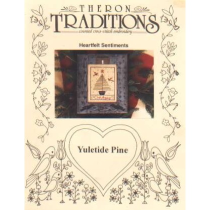 Yuletide pine heartfelt sentiments CrossStitch leaflet LAST ONE