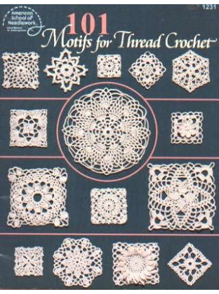 101 Motifs for thread crochet, 96 pages!! 1231 **LAST ONE**