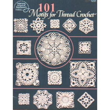 101 Motifs for thread crochet, 96 pages!! 1231 **LAST ONE**