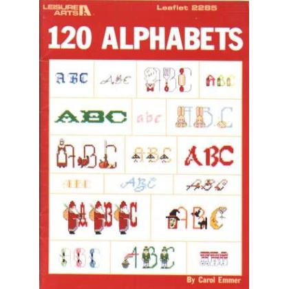 120 Alphabets!! 42 PAGES! Great book, 2285