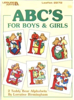 ABC's for boys and girls', 2 Teddy Bear alphabets 2272