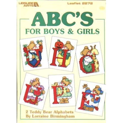 ABC's for boys and girls', 2 Teddy Bear alphabets 2272