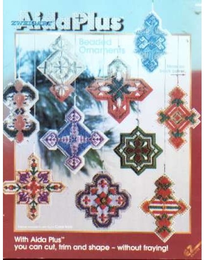 Beaded ornaments with Aida plus 4808