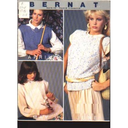 Bernat's year of fashion, 35 different yarn usage for sweaters 578