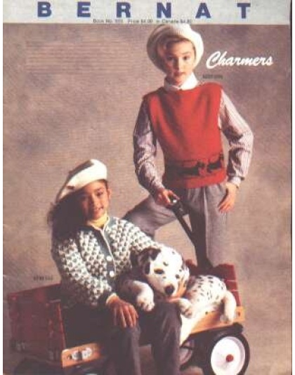 Charmers pullover, cardigan for boys and girls to knit crochet 555