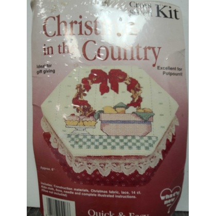 Christmas in the Country Quick & Easy CrossStitch Box Kit