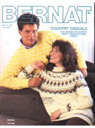 Country casuals, 5 designs for worsted weight yarns featuring Cameo, 600