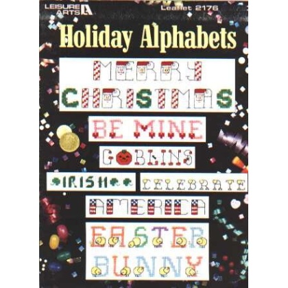 Holiday Alphabets to CrossStitch 2176