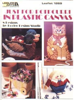 Just for potpourri in plastic canvas to CrossStitch 8 designs 1269