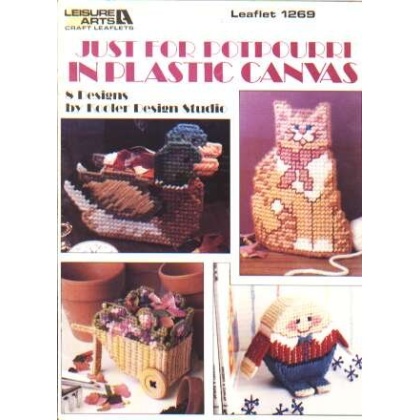 Just for potpourri in plastic canvas to CrossStitch 8 designs 1269