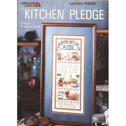 Kitchen pledge CrossStitch booklet, 13 projects, 2239