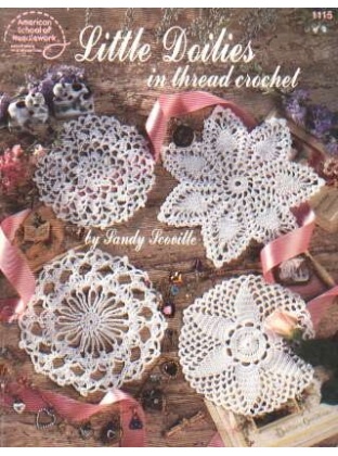 Little Doilies in thread crochet, 1115