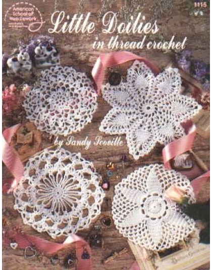 Little Doilies in thread crochet, 1115