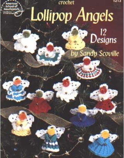 Lollipop angels to crochet, 12 designs 1213