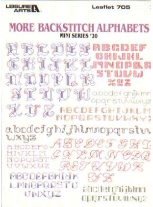 More backstitch alphabets, mini series #20 CrossStitch 705