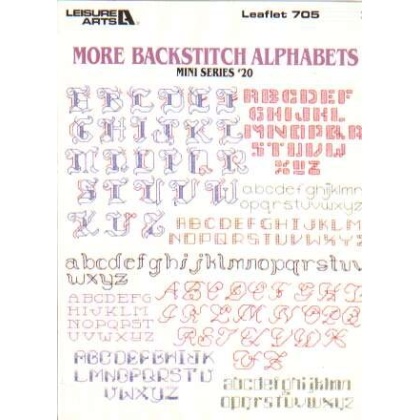 More backstitch alphabets, mini series #20 CrossStitch 705