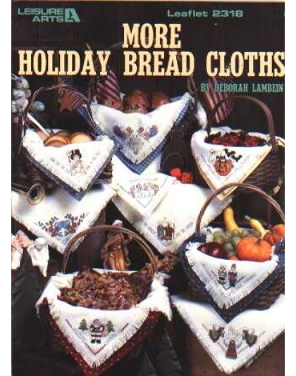 More holiday bread cloths, 9 designs to CrossStitch 2318