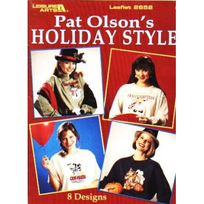 Pat Olson's Holiday style, 8 designs to CrossStitch 2652