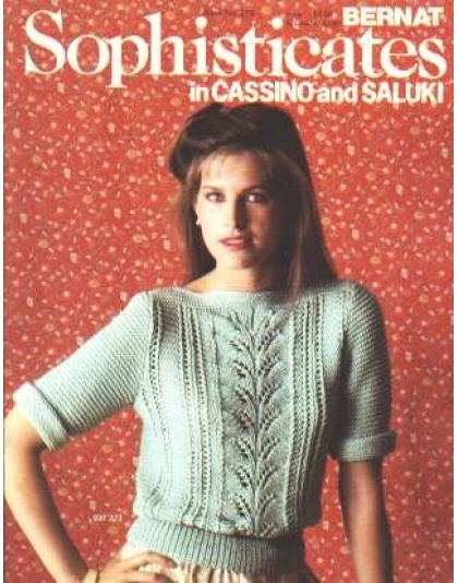 Sophisticates pullover in Cassino and Saluki crochet 273