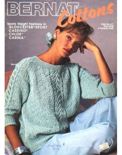 Sports weight fashions crochet knitting 671 *last one*