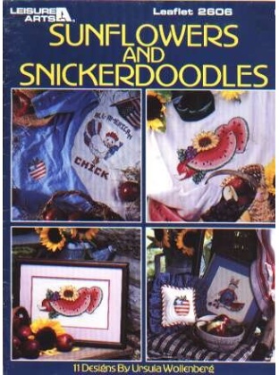 Sunflowers and snickerdoodles, 11 designs to CrossStitch 2606