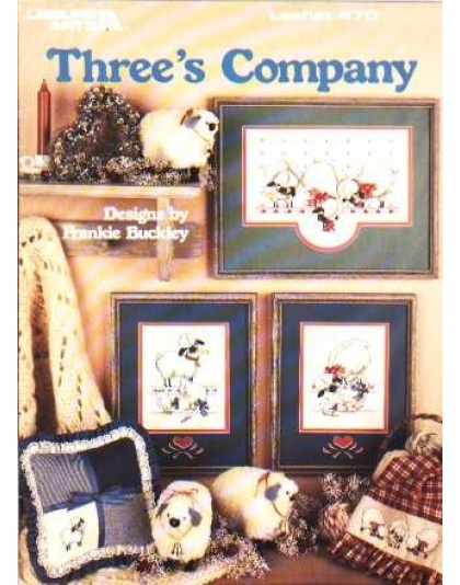 Three's company designs by Frankie Buckley to CrossStitch 470