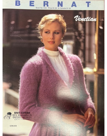 Venetian cardigan or jacket to knit/crochet, pullover 518