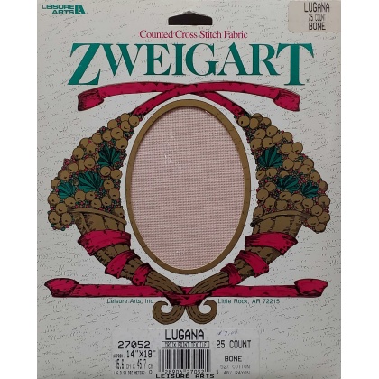 Zweigart Bone counted crossstitch fabric 25 count