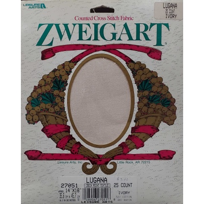 Zweigart Ivory counted crossstitch fabric 25 count