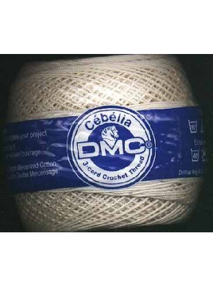 Cebelia DMC size 10 color ECRU 284 yds.