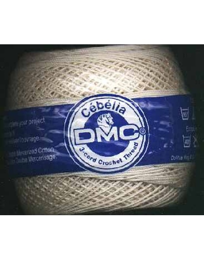 Cebelia DMC size 10 color ECRU 284 yds.