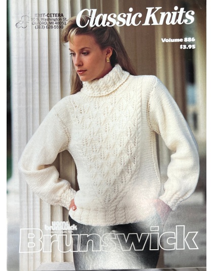 Classic knits pullover, vest, sweater, cardigan, vest designs, to knit crochet 886