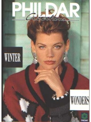 Creations wonders, a nice winter collection of patterns for sweaters for crochet knitting
