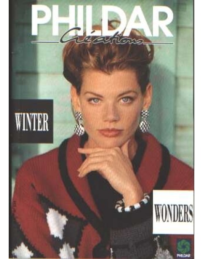 Creations wonders, a nice winter collection of patterns for sweaters for crochet knitting