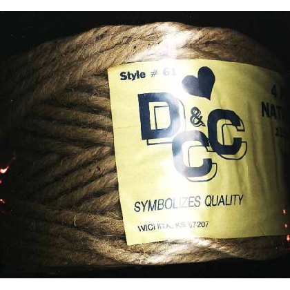 DCC 4 ply natural jute #72 135 ft 45 yards Style 61