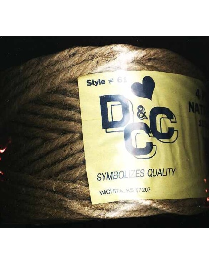 DCC 4 ply natural jute #72 135 ft 45 yards Style 61