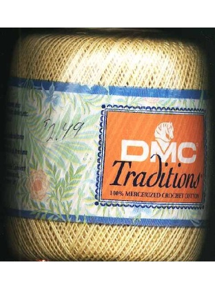 DMC Traditions color 5745 color yellow 350 yards