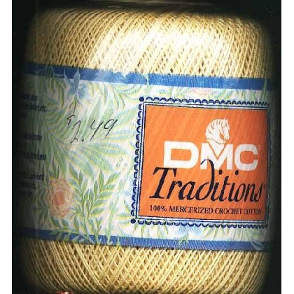 DMC Traditions color 5745 color yellow 350 yards