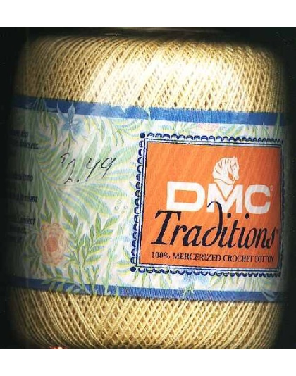 DMC Traditions color 5745 color yellow 350 yards