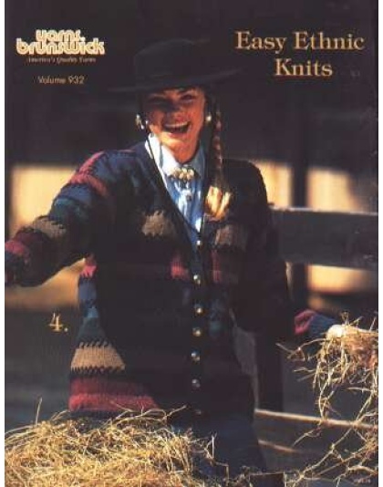 Easy ethnic knits to knit crochet, 932