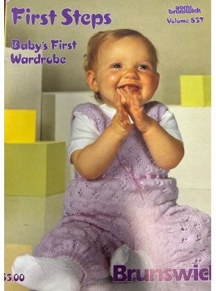 First steps , baby's first wardrobe, cardigan, jacket, hat, cap and afghan, 857