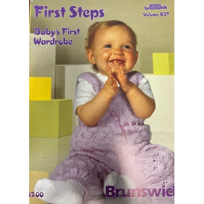First steps , baby's first wardrobe, cardigan, jacket, hat, cap and afghan, 857