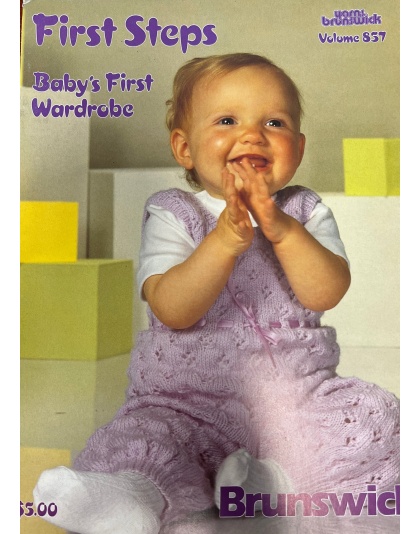 First steps , baby's first wardrobe, cardigan, jacket, hat, cap and afghan, 857