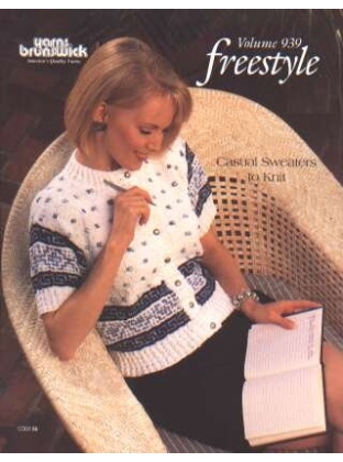 Freestyle casual sweaters to knit 2 designs, 939
