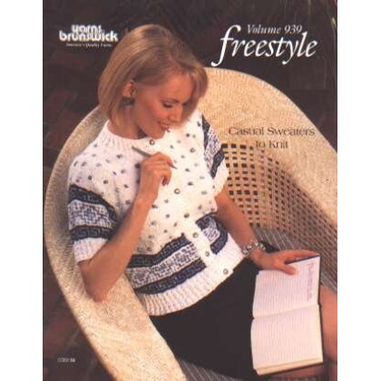 Freestyle casual sweaters to knit 2 designs, 939