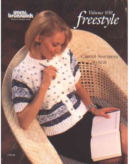 Freestyle casual sweaters to knit 2 designs, 939