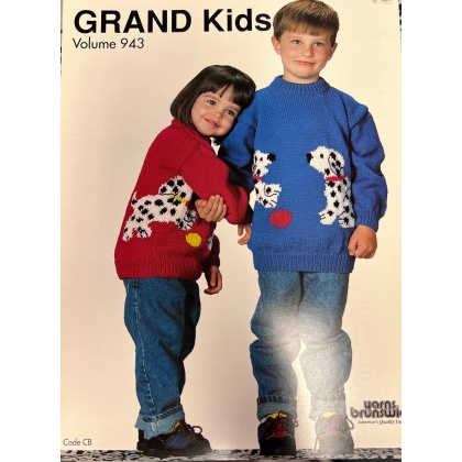 Grand kids pullovers by Brunswick to knit or crochet 943