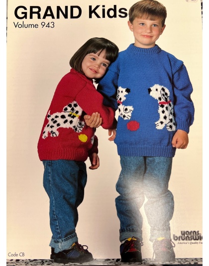 Grand kids pullovers by Brunswick to knit or crochet 943