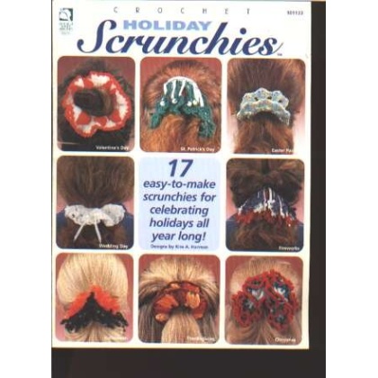 Holiday scrunchies to crochet, 17 easy to make scrunchies 101133