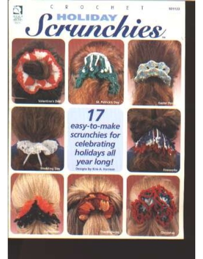 Holiday scrunchies to crochet, 17 easy to make scrunchies 101133